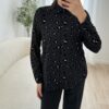 Chemise Noire Léopard