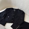 Veste Noire Brillante – Image 2