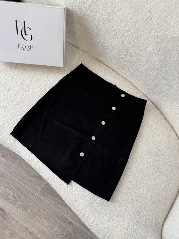 Petite Jupe Noire En Daim – Image 2