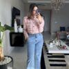 Veste Cropped En Tweed – Image 5