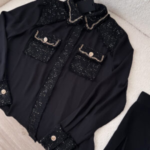 Chemise Noire Chanel