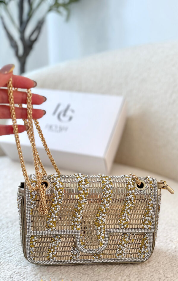 Sac Perle Dorée