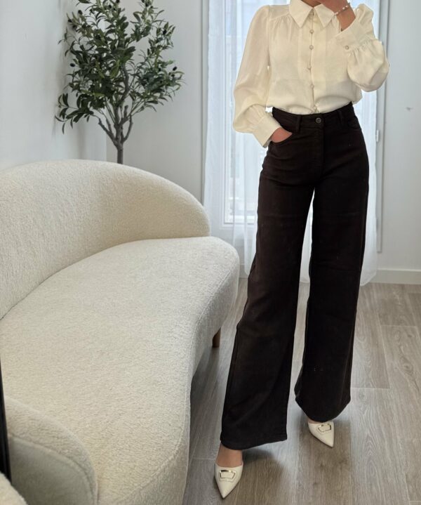 Jean Flare Marron – Image 2