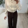 Jean Flare Marron – Image 3