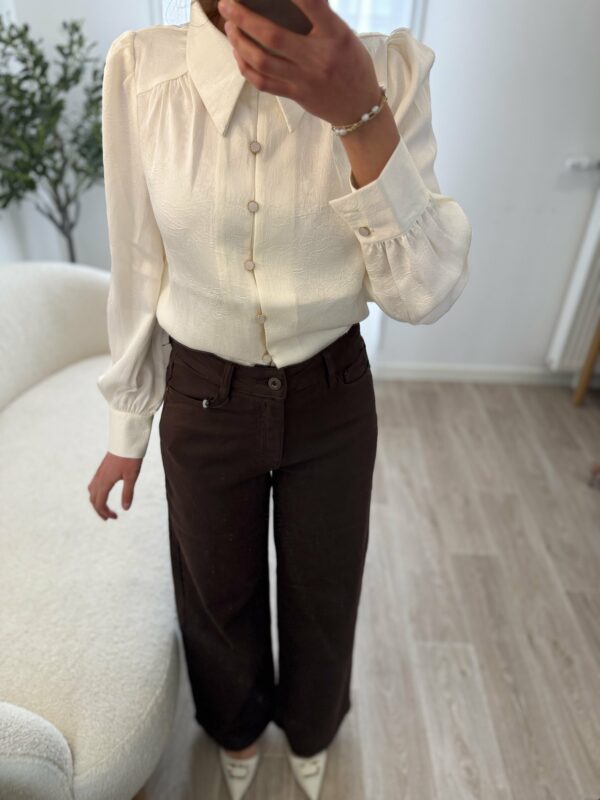 Jean Flare Marron – Image 3