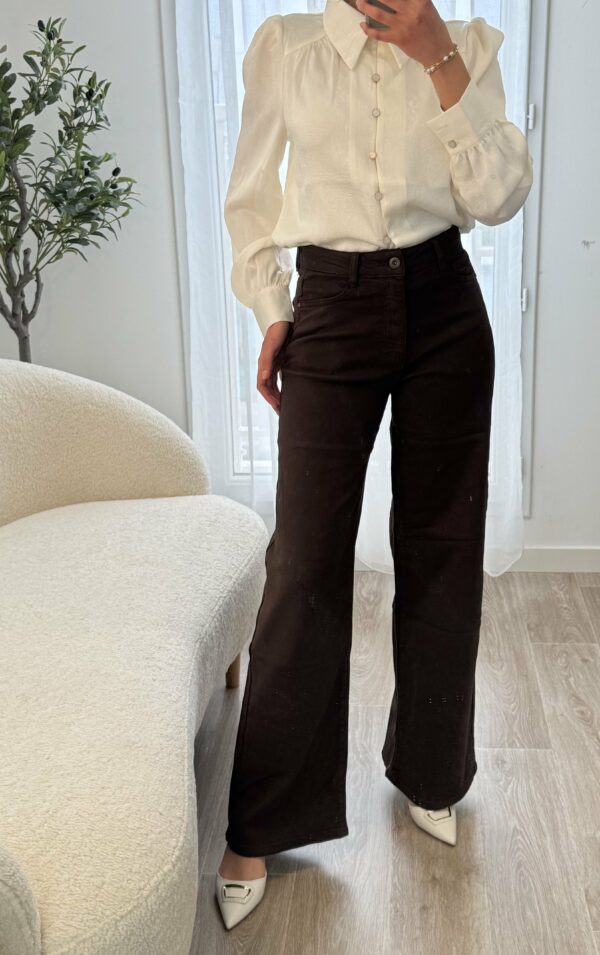 Jean Flare Marron – Image 4