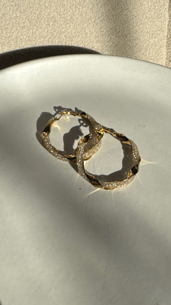 Boucles d’oreilles Lune Dorée