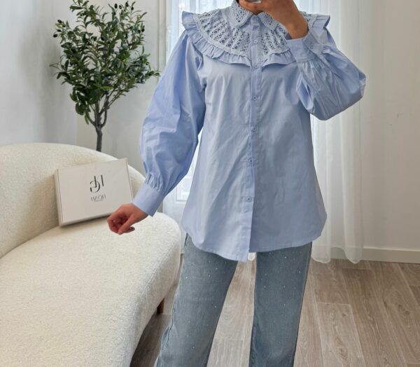 Chemise Col Dentelle – Image 2