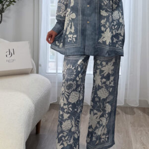 Ensemble  Bleu Fleur