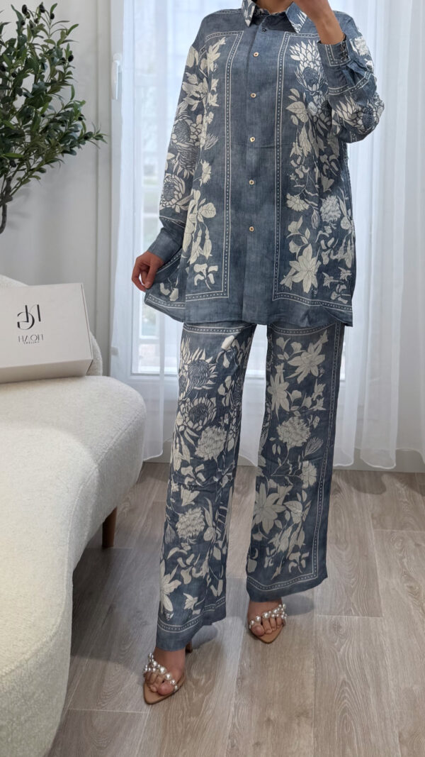 Ensemble  Bleu Fleur