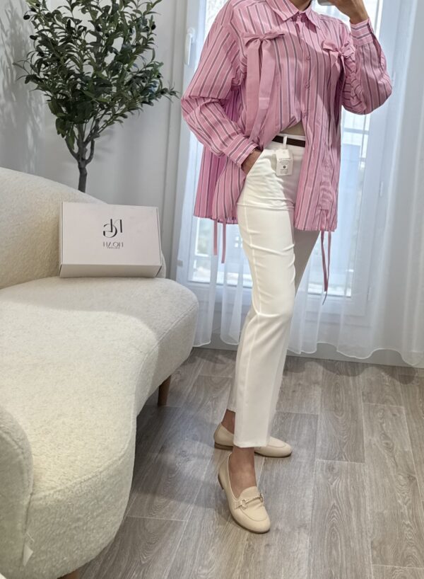 Pantalon Slim Blanc – Image 5