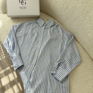 chemise Bleue Rayée