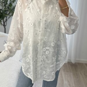 Chemise Brodée Florale