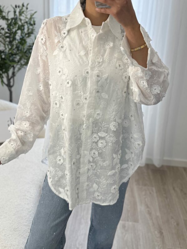 Chemise Brodée Florale