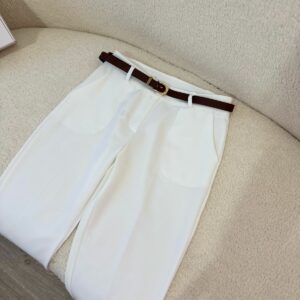 Pantalon Slim Blanc