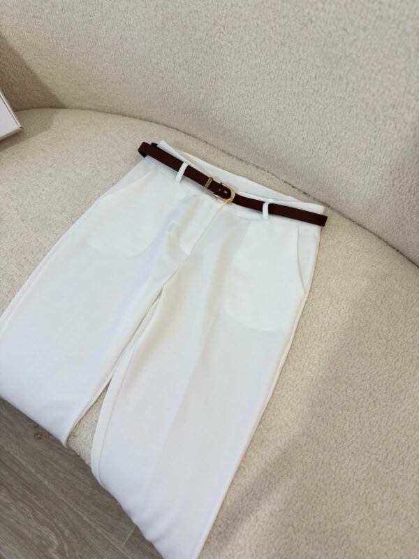 Pantalon Slim Blanc