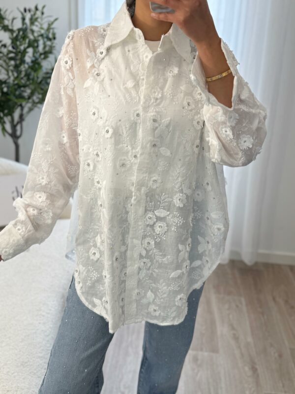 Chemise Brodée Florale – Image 5
