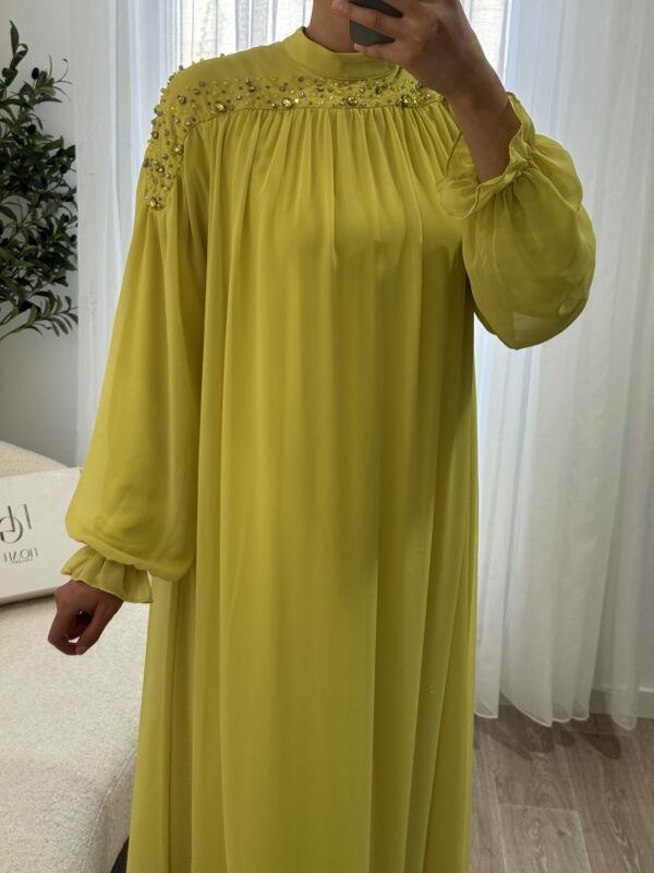 Robe Perle Pistache – Image 2