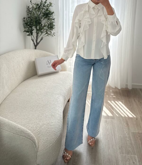 Chemise Blanche Poésie – Image 3