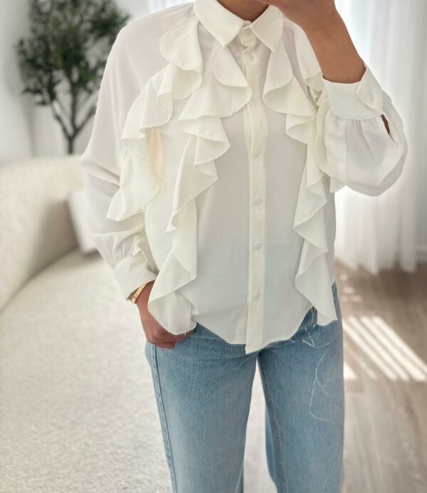 Chemise Blanche Poésie – Image 5