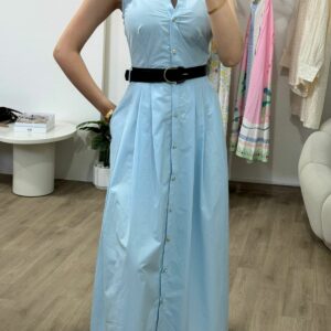 Robe Bleu Poudré