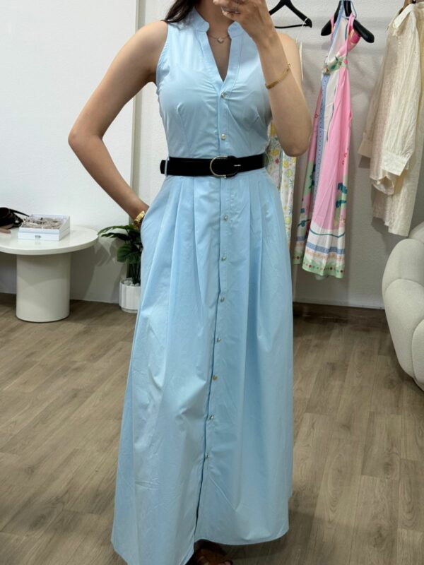 Robe Bleu Poudré