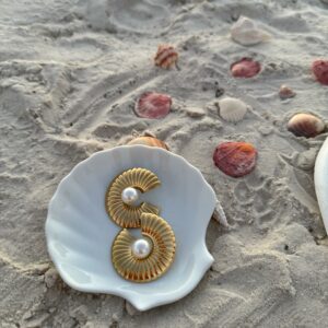 Boucle Coquillage Doré