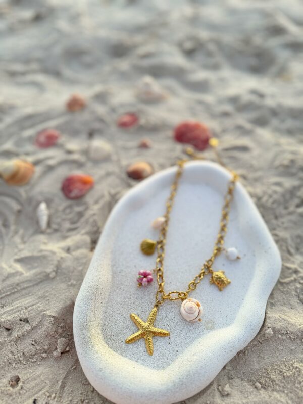 Collier Blanc Étoilé
