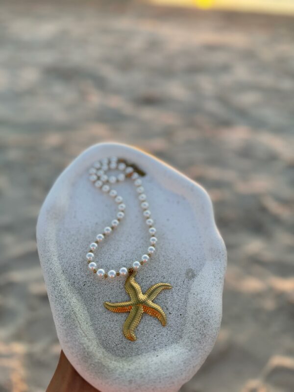 Collier Blanc Étoilé – Image 2