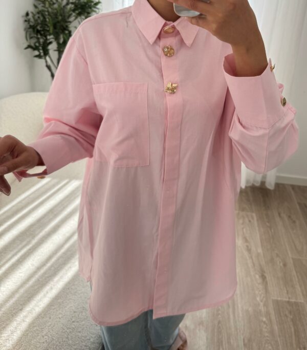 Chemise Bouton Doré