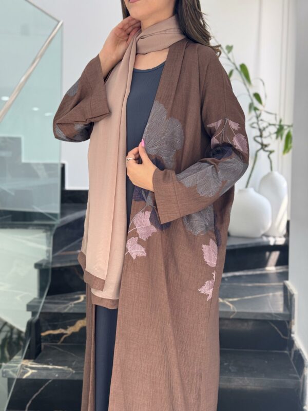 Abaya Voile Fleuri – Image 4