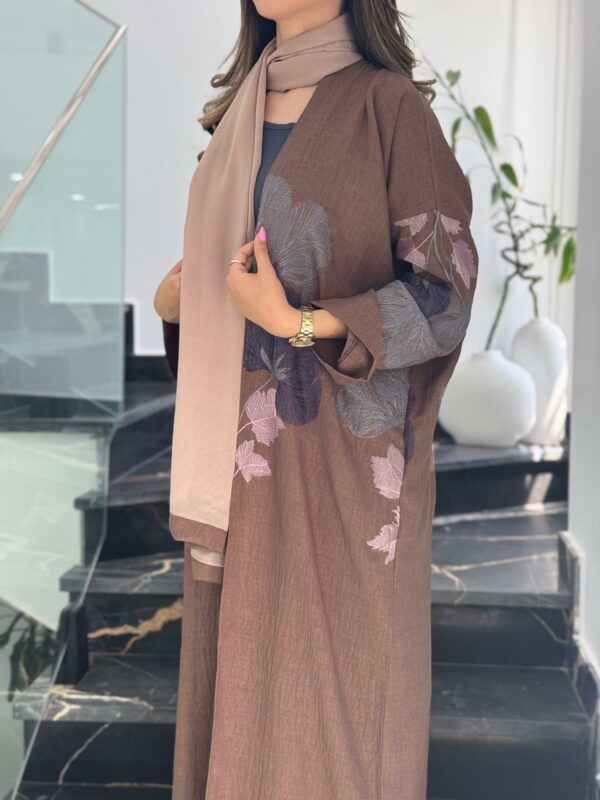 Abaya Voile Fleuri – Image 3