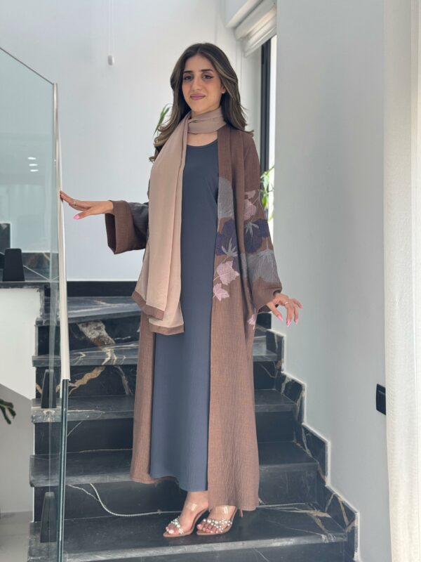 Abaya Voile Fleuri