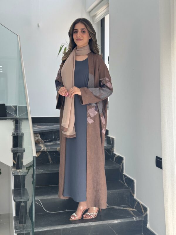 Abaya Voile Fleuri – Image 2