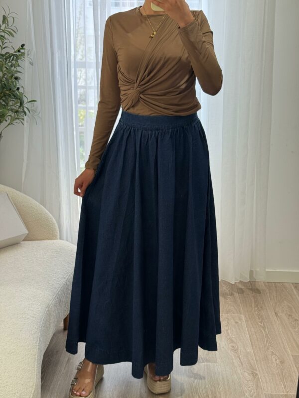 Jupe Denim Fluide – Image 3