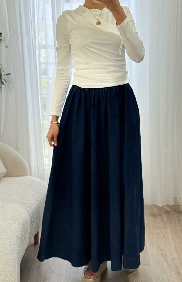Jupe Denim Fluide – Image 5