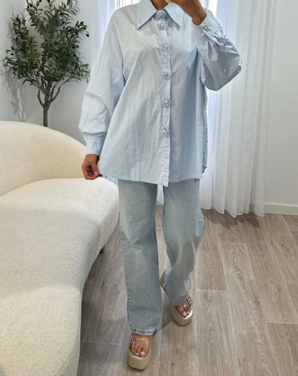 Chemise Boutons Fleur – Image 10