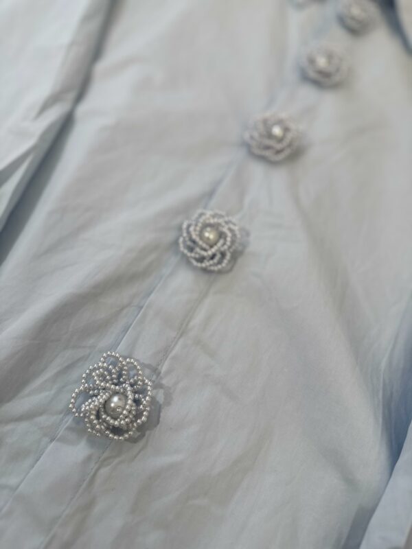 Chemise Boutons Fleur – Image 2