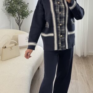 Pull Gilet À Carreaux