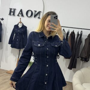 Petite Robe En Denim