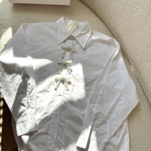 Chemise Blanche Papillon