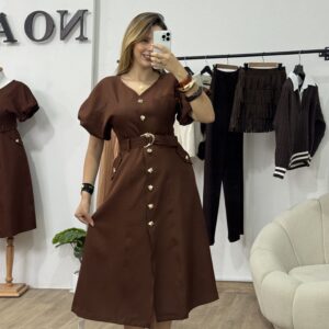 Robe Chic Marron