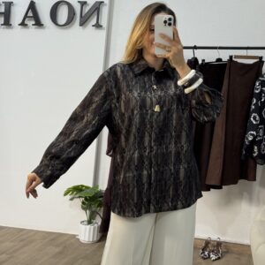 Chemise Dentelle & Carreaux