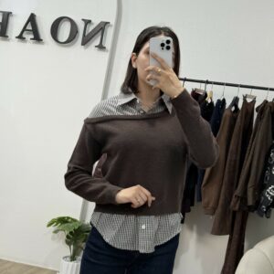 Pull Chemise Intégrée