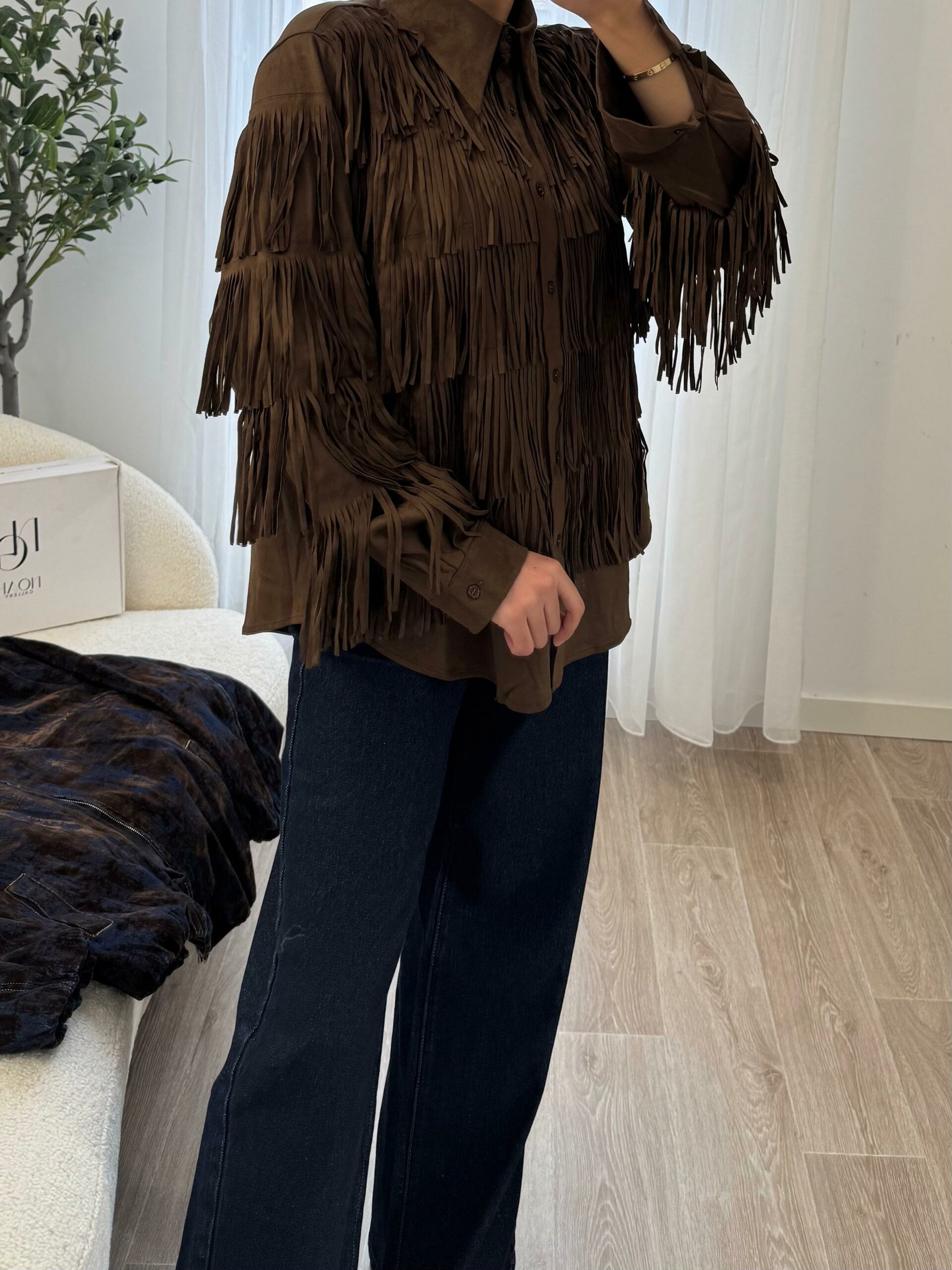 Chemise Arizona à Franges – Image 3