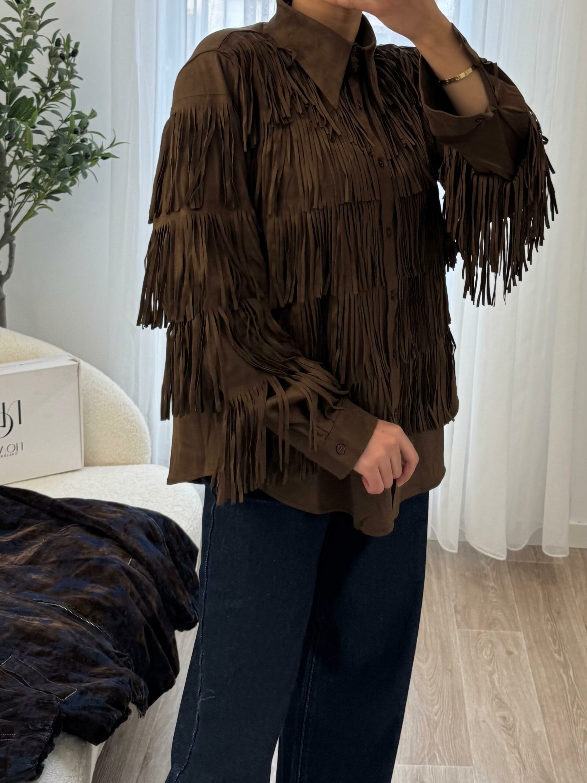 Chemise Arizona à Franges – Image 4