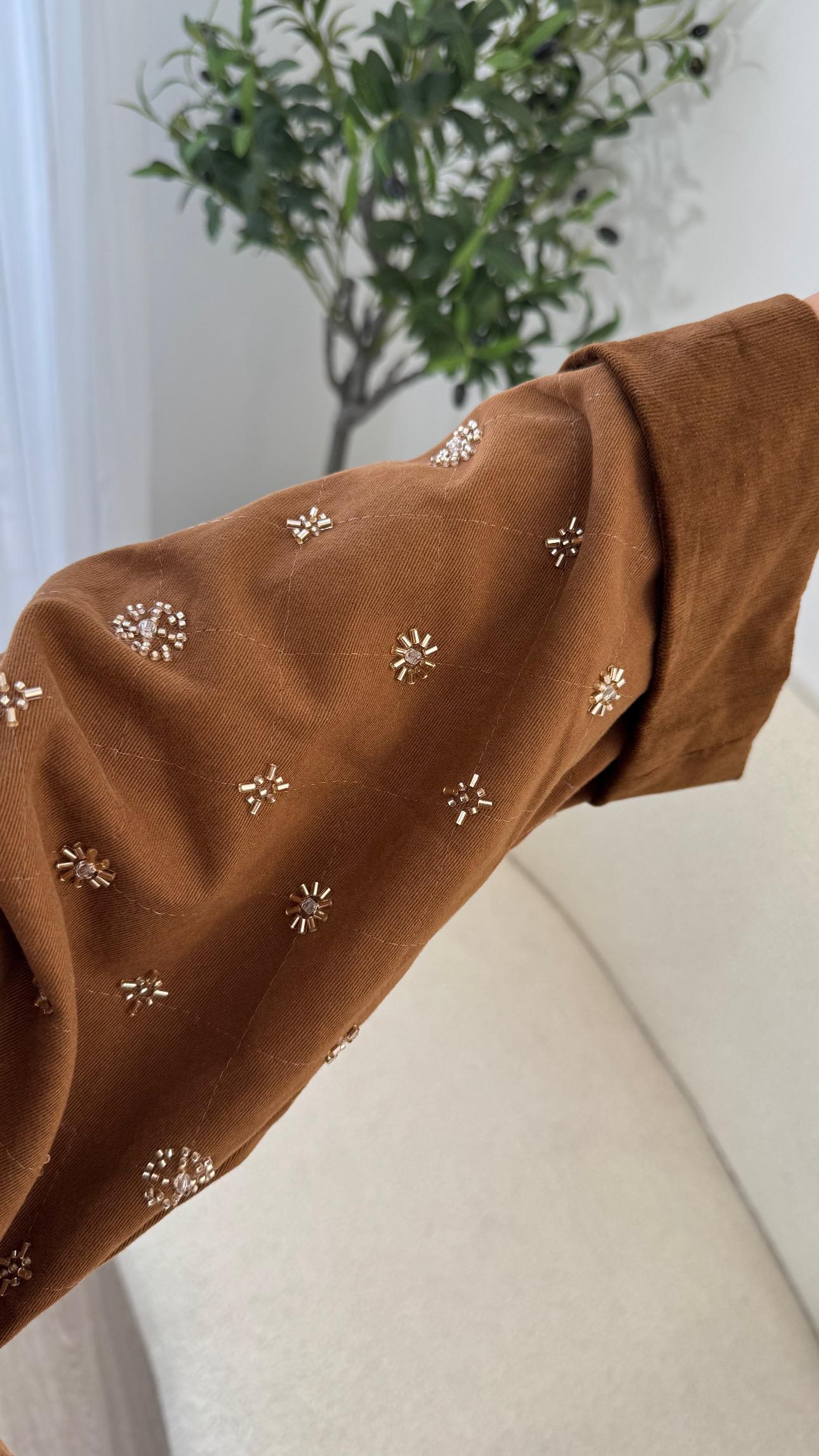 Veste Caramel Étoilée – Image 3