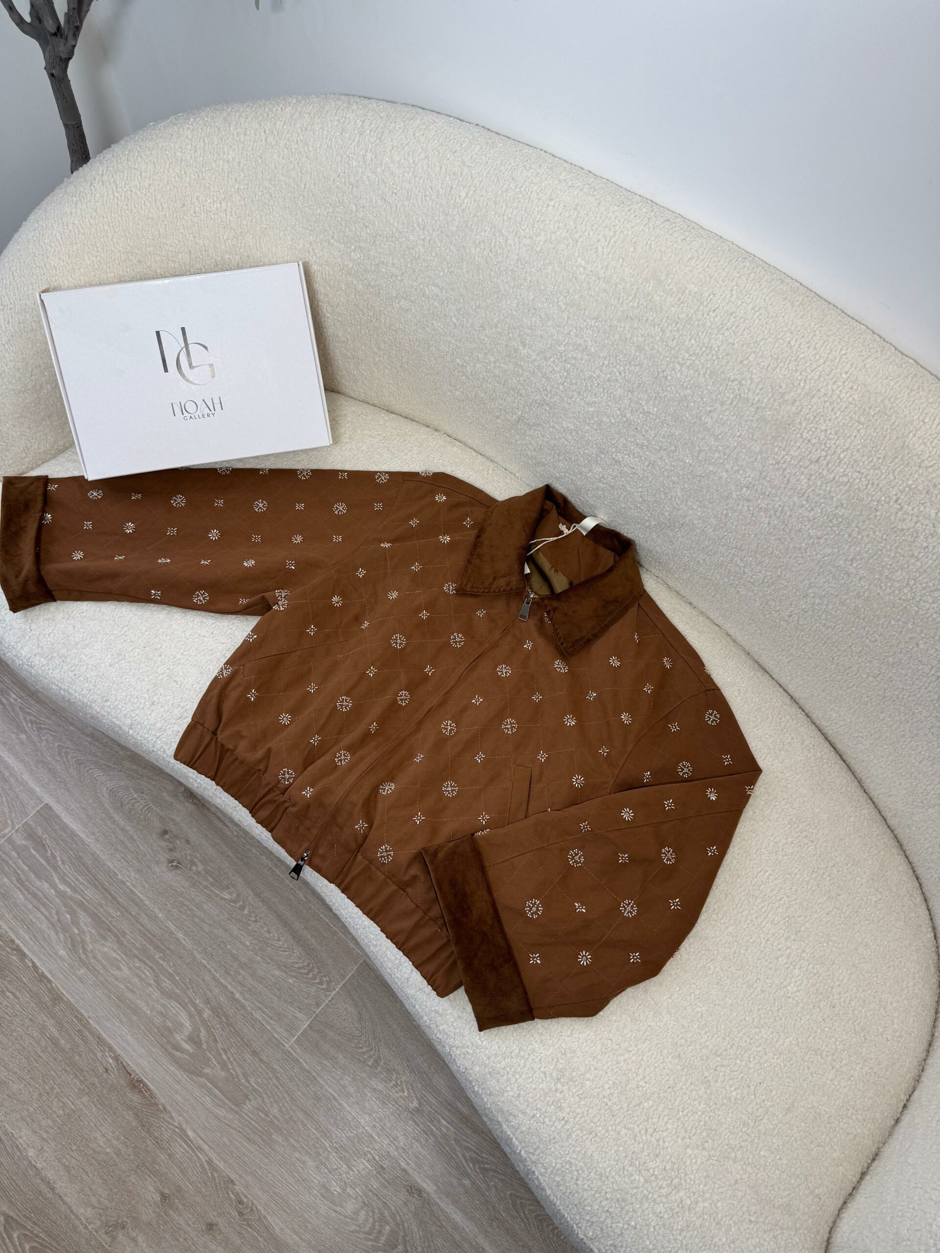 Veste Caramel Étoilée – Image 4