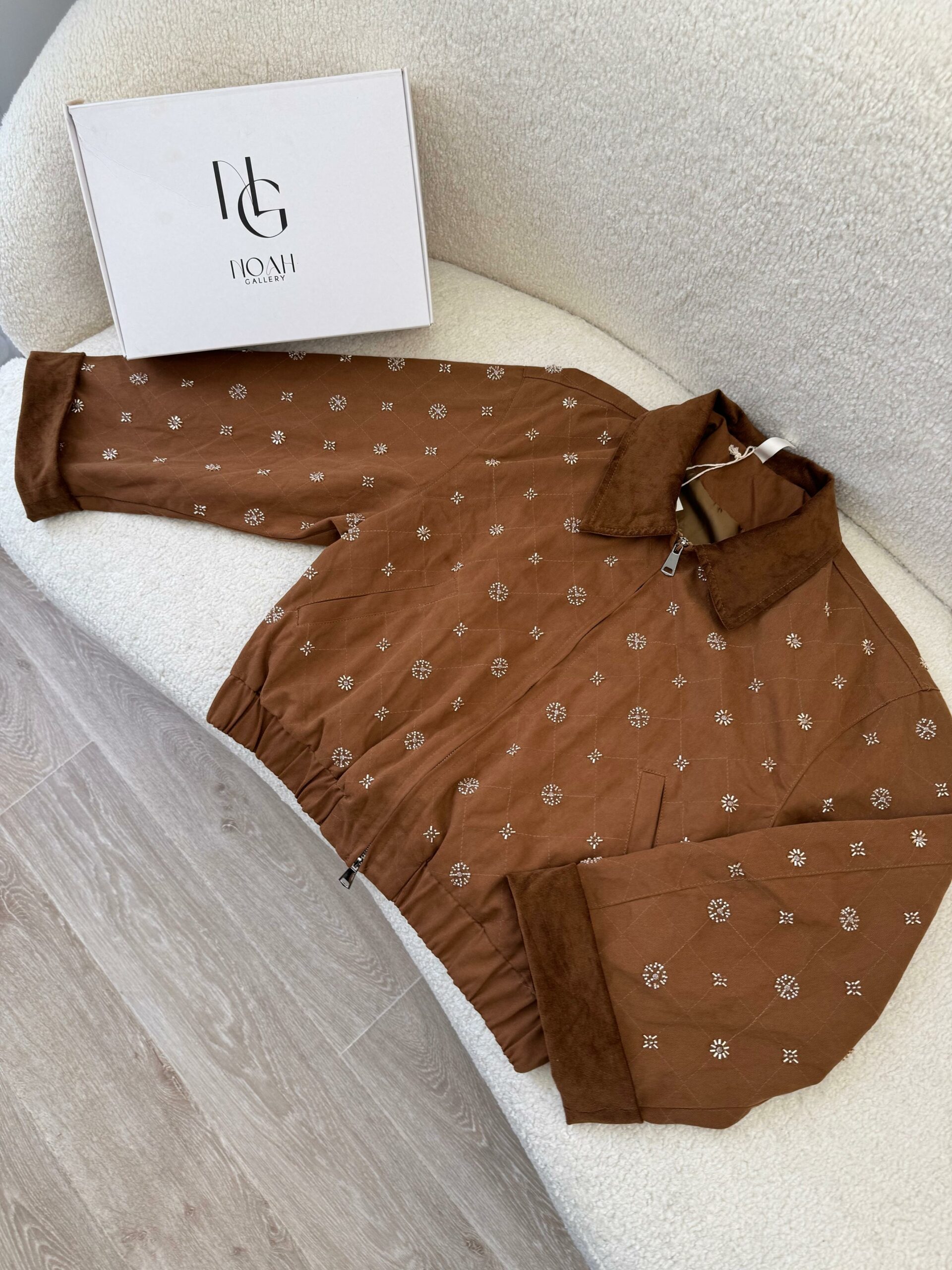 Veste Caramel Étoilée