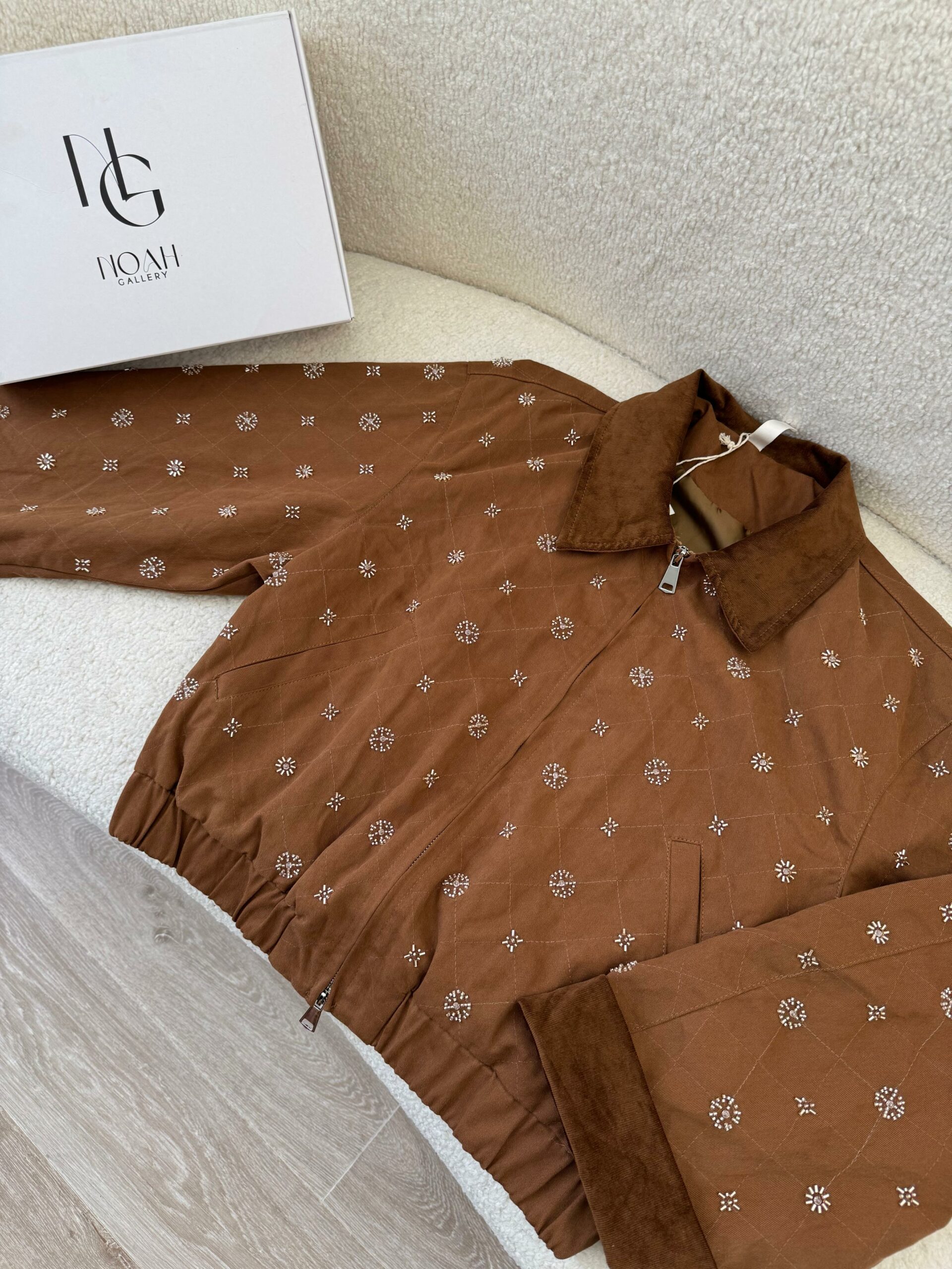 Veste Caramel Étoilée – Image 7